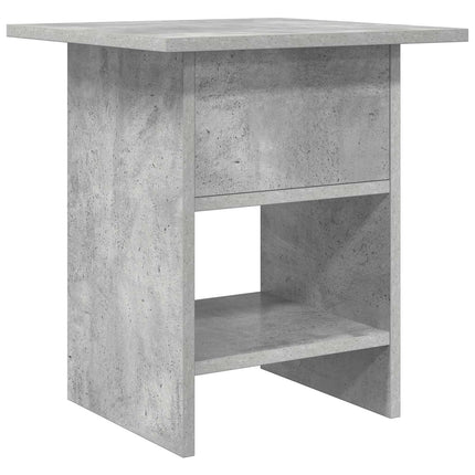 Sengebord Beton Grå 41 x 40 x 45 cm Konstrueret træ