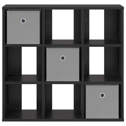 Sideboard med skuffe Sort eg 73,5 x 24 x 69,5 cm