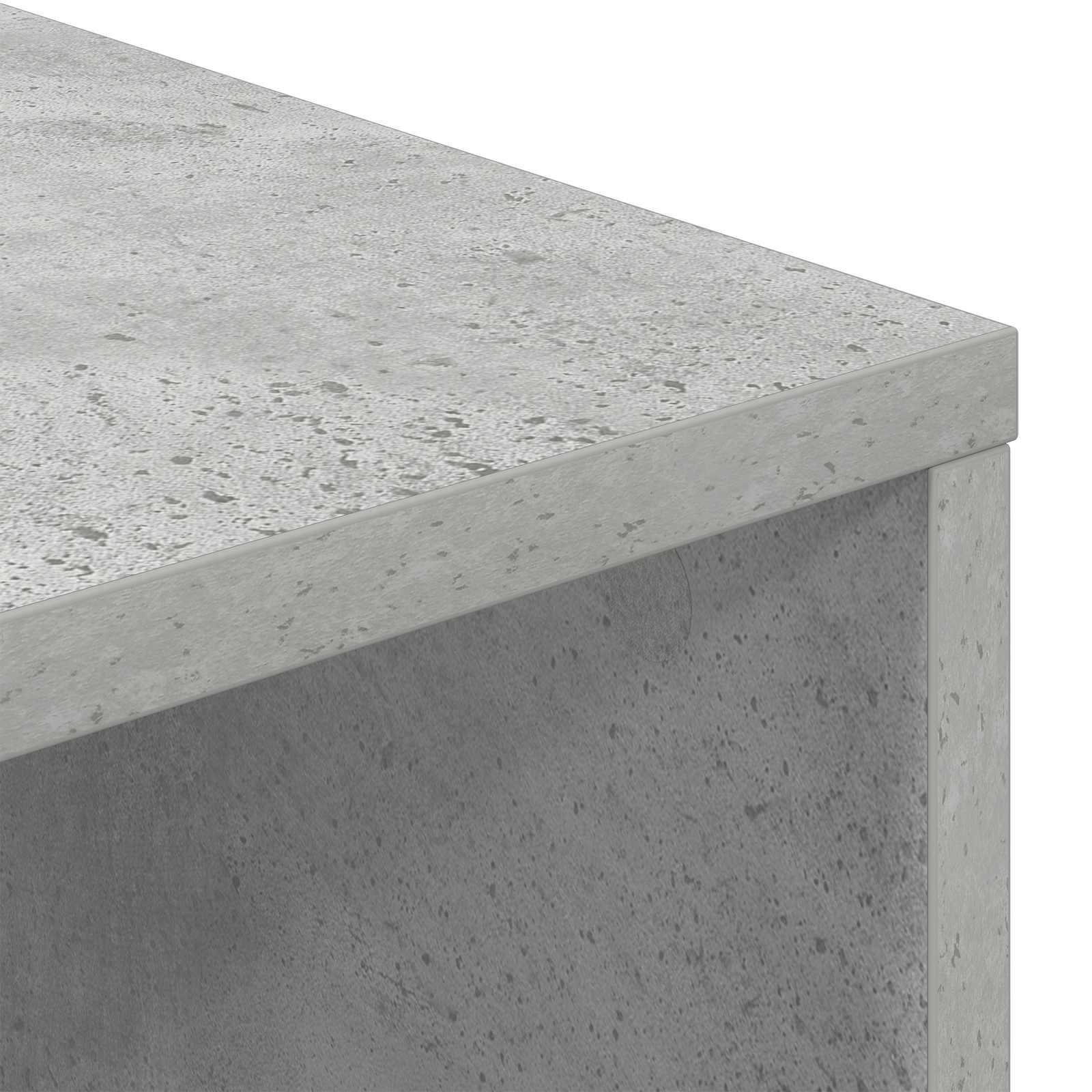 Sideboard med skuffe Beton Grå 102 x 31 x 99,5 cm