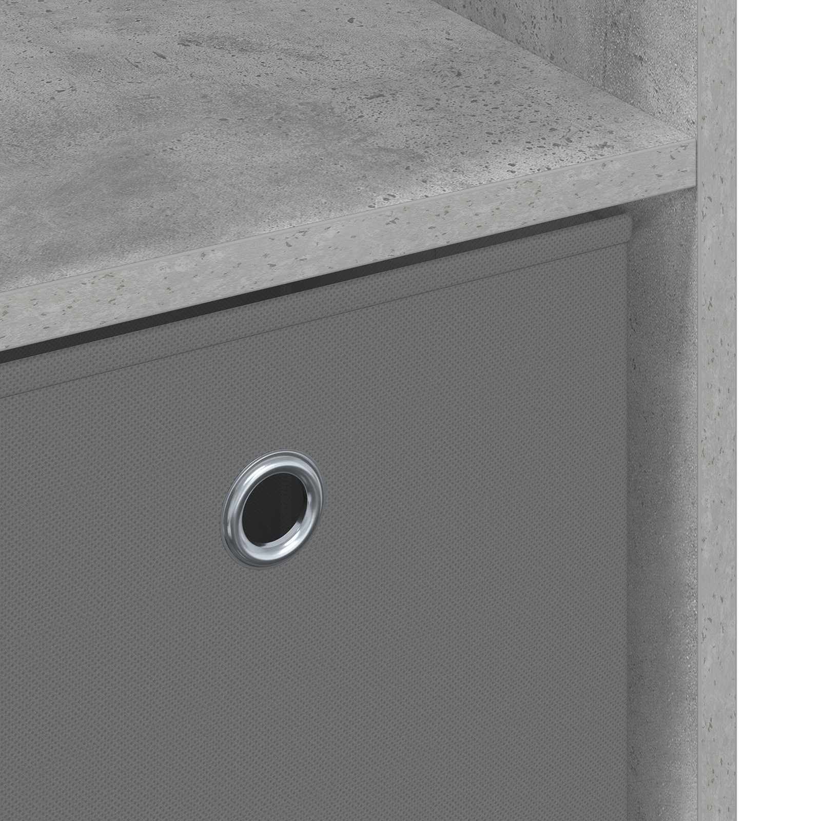 Sideboard med skuffe Beton Grå 102 x 31 x 99,5 cm