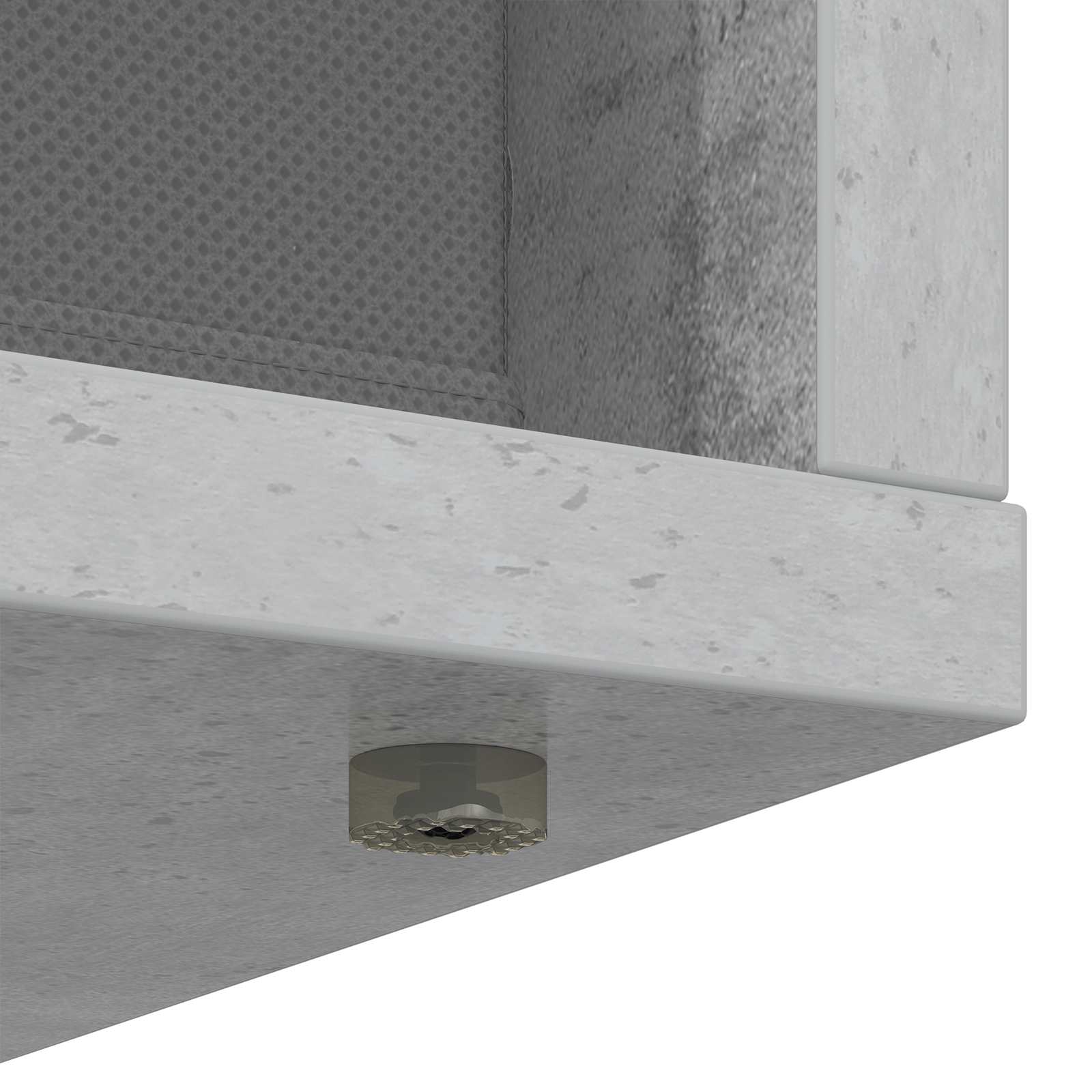 Sideboard med skuffe Beton Grå 102 x 31 x 99,5 cm