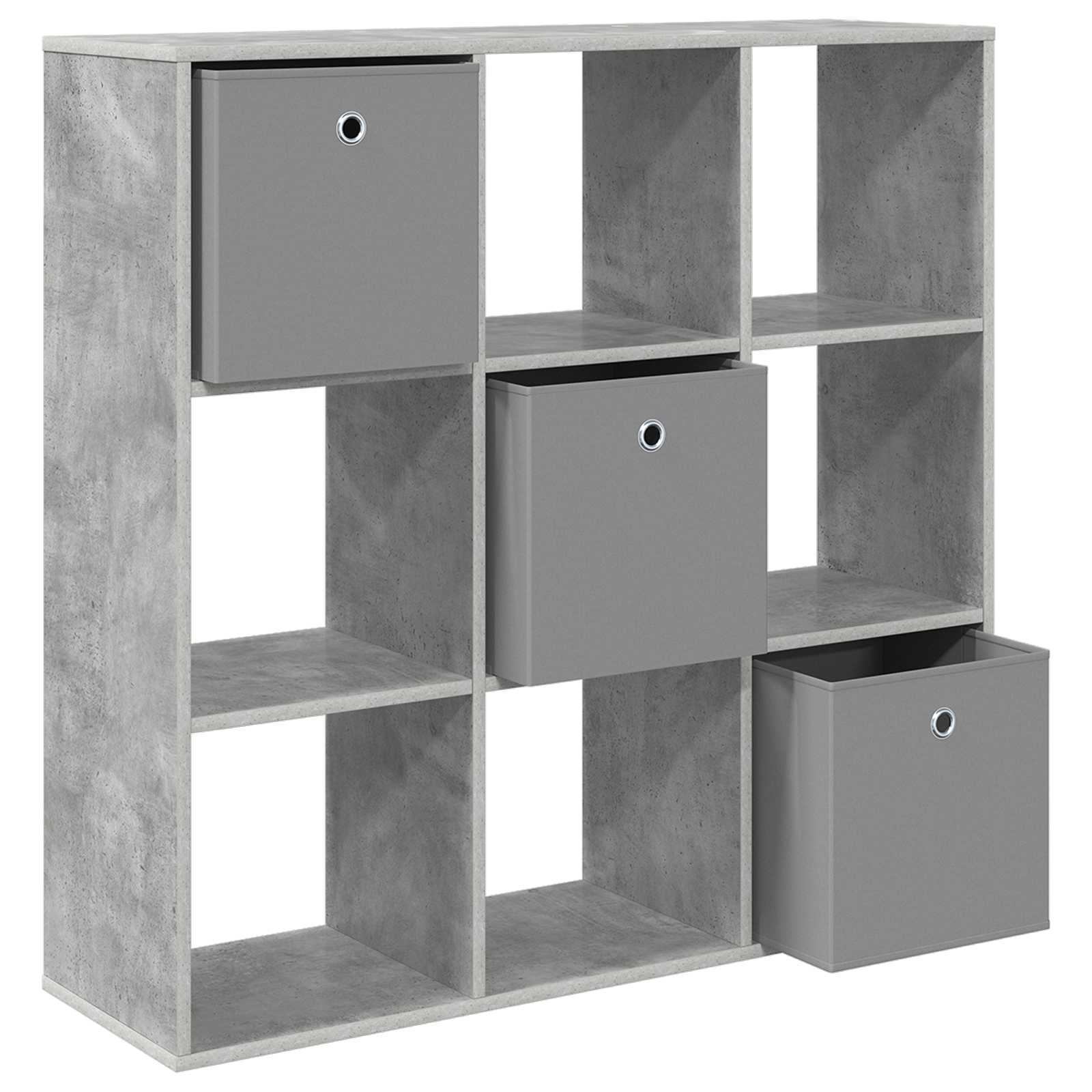 Sideboard med skuffe Beton Grå 102 x 31 x 99,5 cm