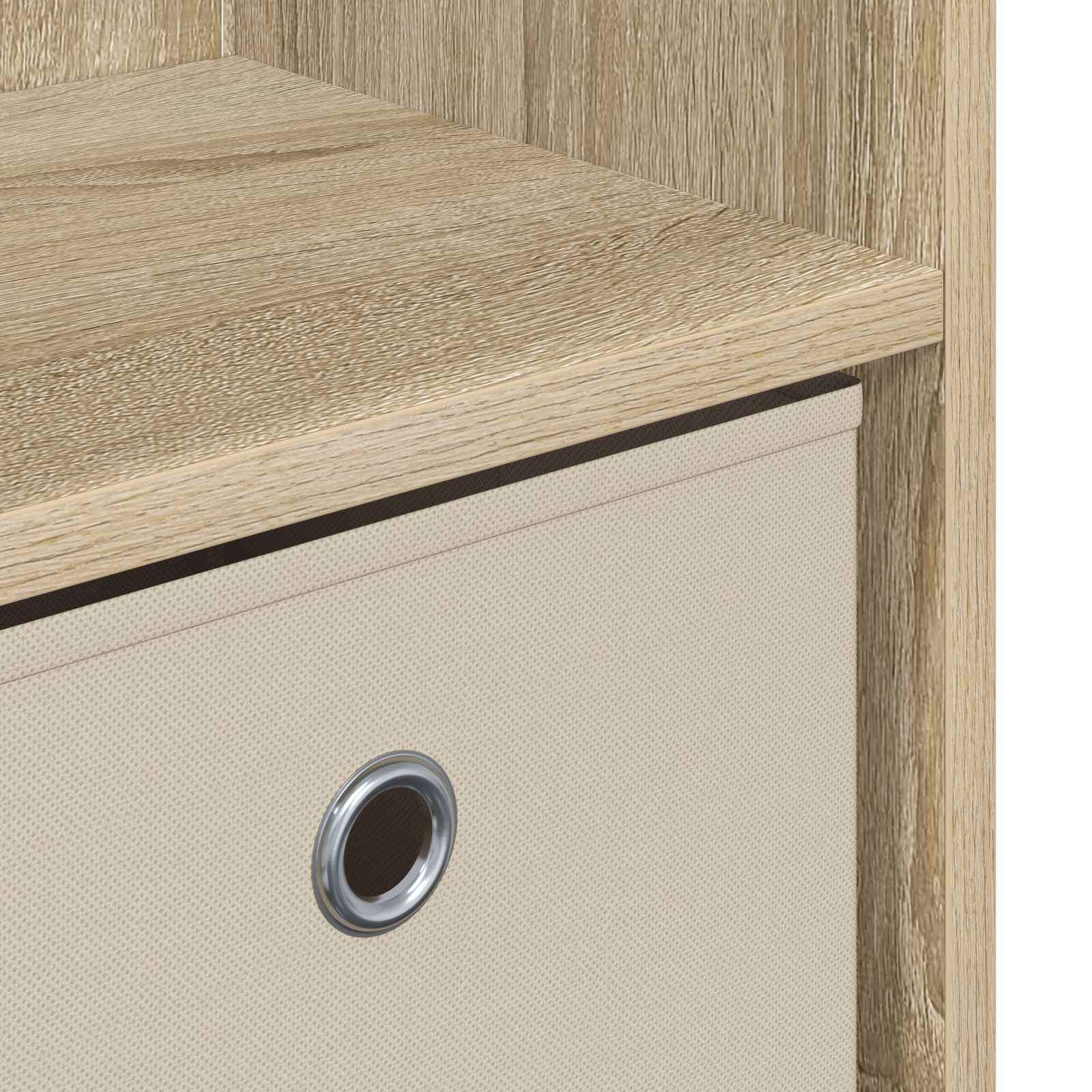 Sideboard med skuffe Sonoma eg 88,5 x 27,5 x 63,5 cm