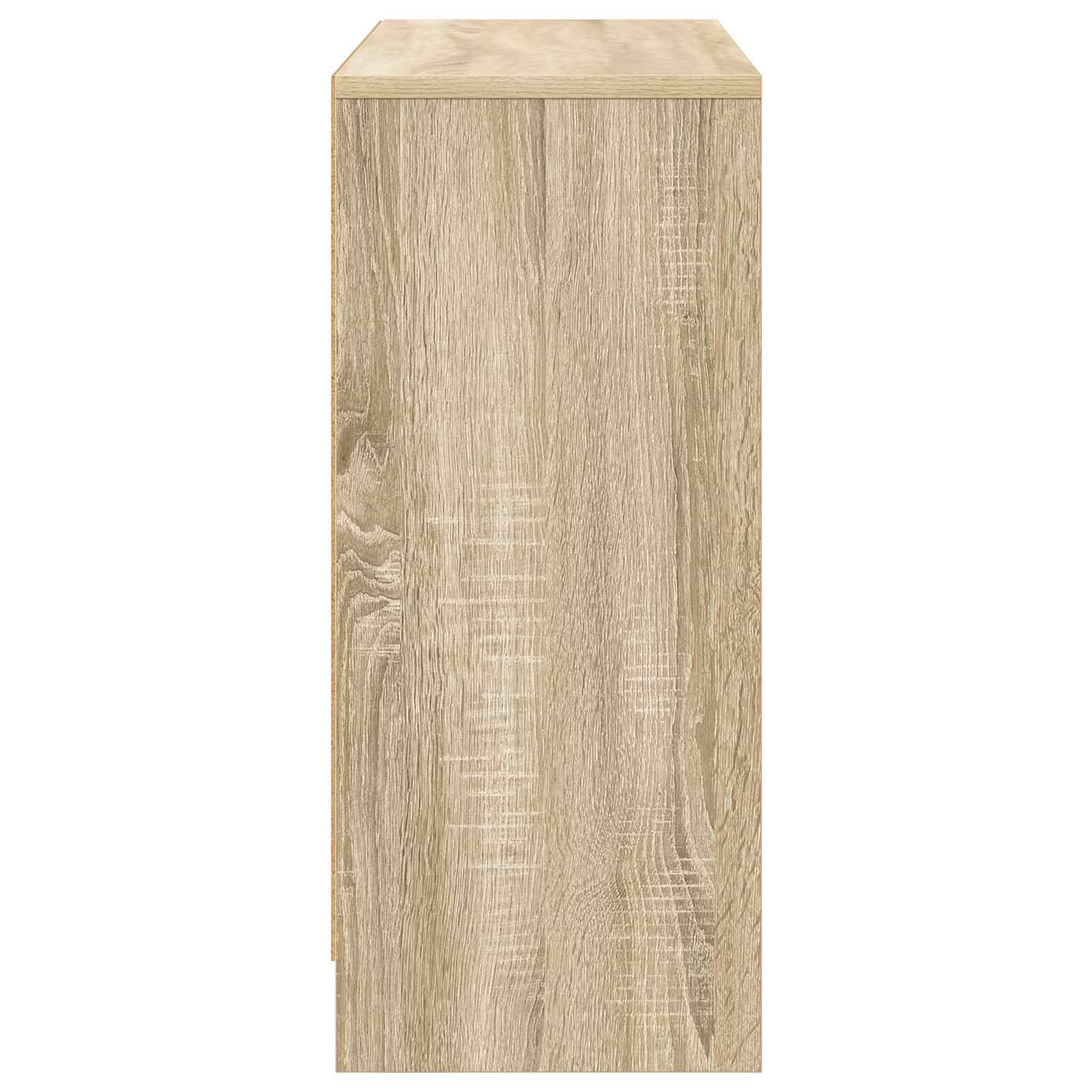 Sideboard med skuffe Sonoma eg 88,5 x 27,5 x 63,5 cm