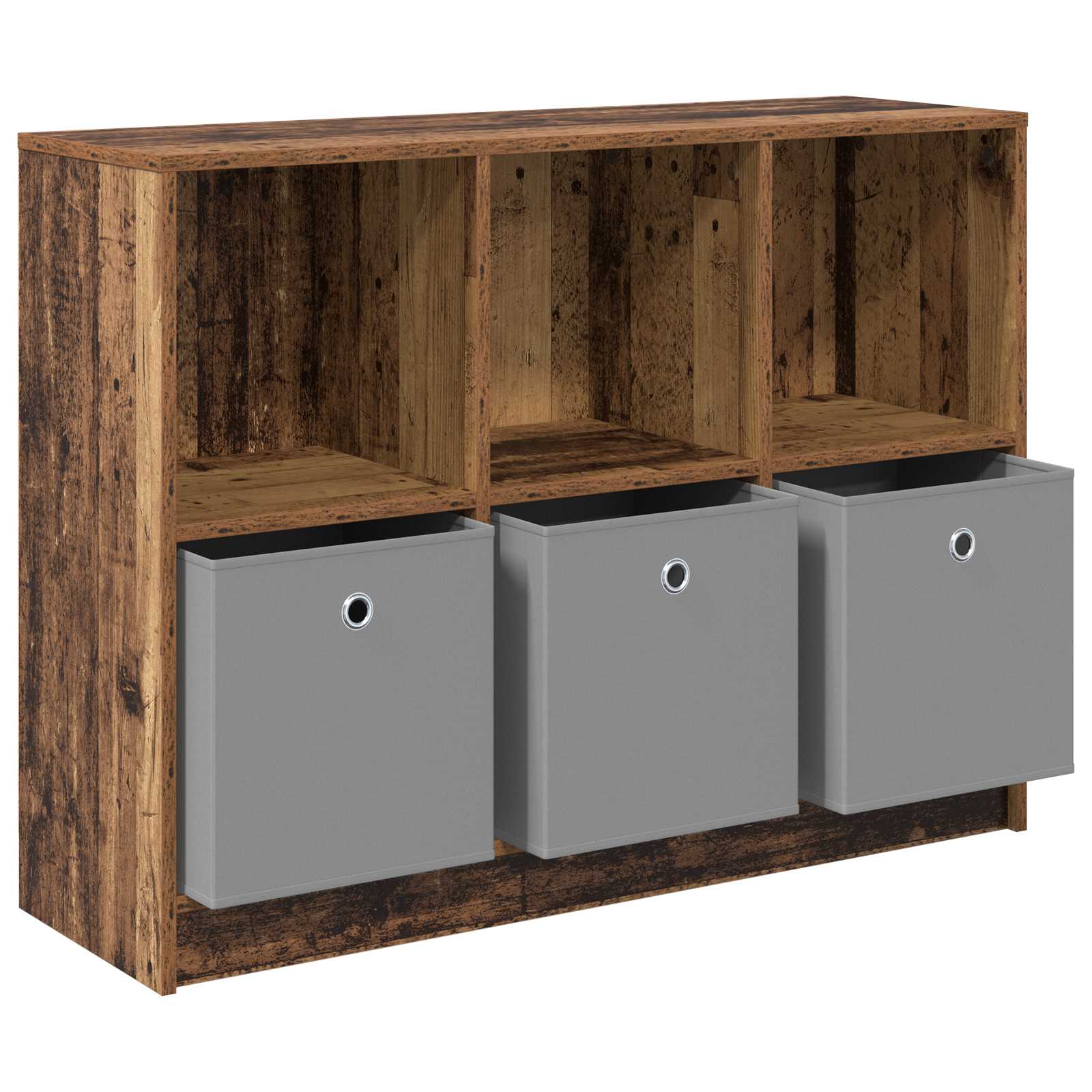 Sideboard med skuffe Gammelt træ 102 x 32 x 73,5 cm
