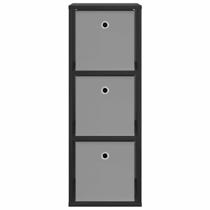 Sideboard med skuffe Sort eg 30,5 x 27 x 84,5 cm