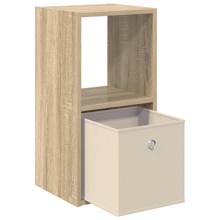 Sengebord 2 stk. Sonoma eg 30,5 x 27 x 59,5 cm Konstrueret træ