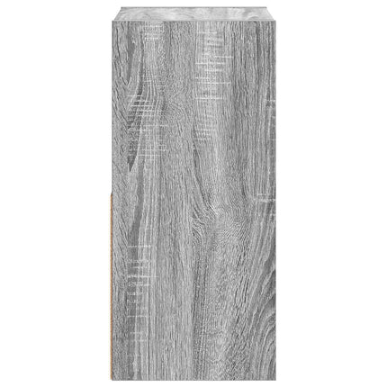 Sengebord 2 stk. Grå Sonoma 30,5 x 27 x 59,5 cm Konstrueret træ