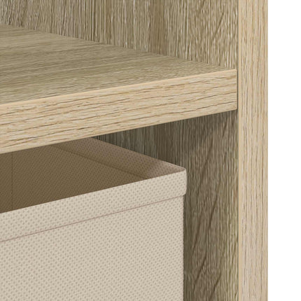 Sengebord 2 stk. Sonoma eg 35 x 32 x 68,5 cm Konstrueret træ