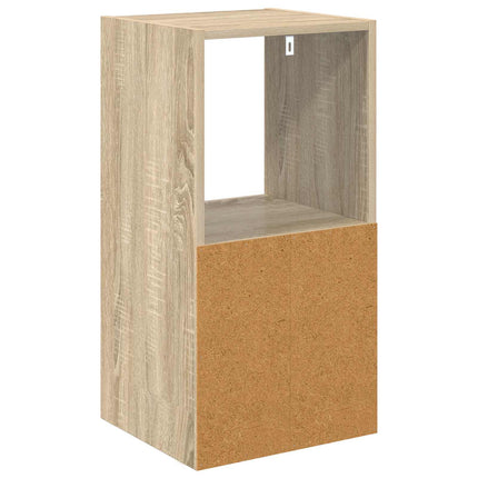Sengebord 2 stk. Sonoma eg 35 x 32 x 68,5 cm Konstrueret træ