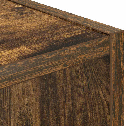 Sengebord Røget eg 35 x 32 x 68,5 cm Konstrueret træ