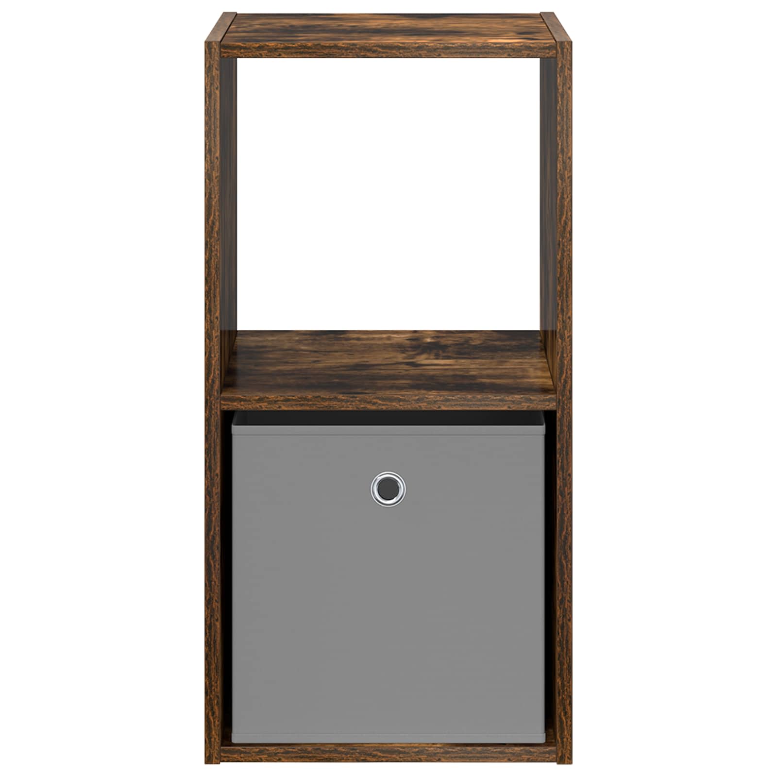 Sengebord med skuffe Røget eg 35 x 32 x 68,5 cm Konstrueret træ