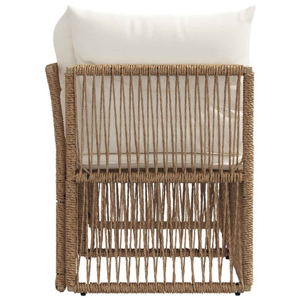 Havemøbelsofa 2-Antal sæder Beige polyrattan