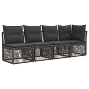4-personers sofa med venstre arm 4 pcs 4-Antal sæder Grå