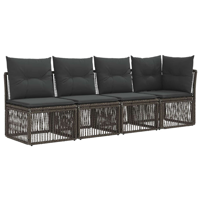 4-personers sofa med venstre arm 4 pcs 4-Antal sæder Grå