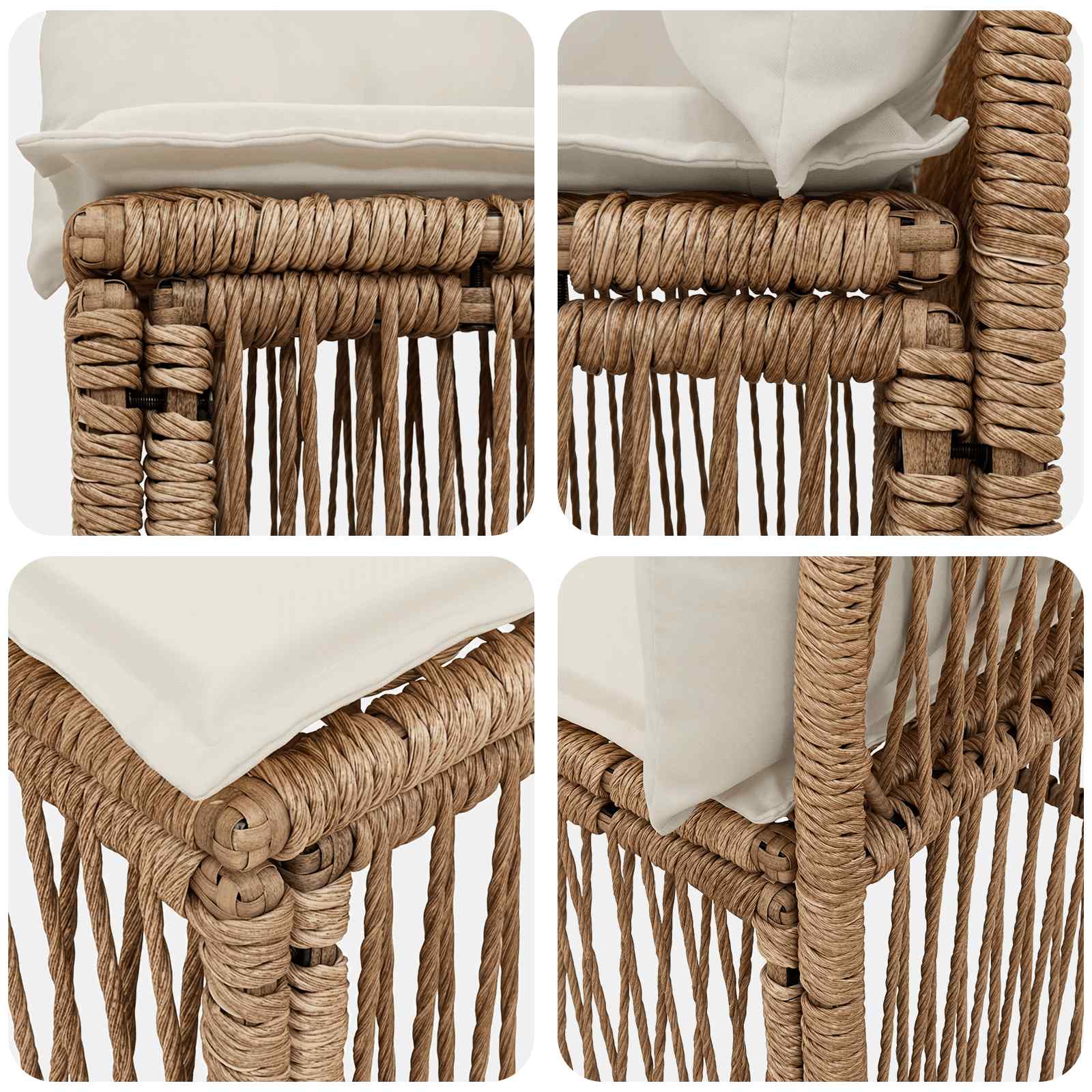 4-personers sofa med venstre arm 4 pcs 4-Antal sæder Beige