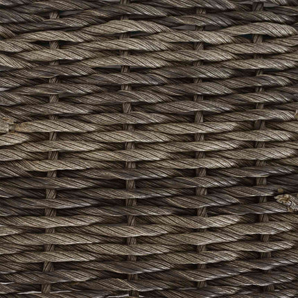 Have Spisebordssæt 3 stk. Grå og Mørkegrå polyrattan