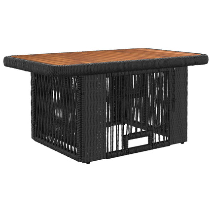 Have Spisebordssæt 3 stk. Sort og Cream polyrattan