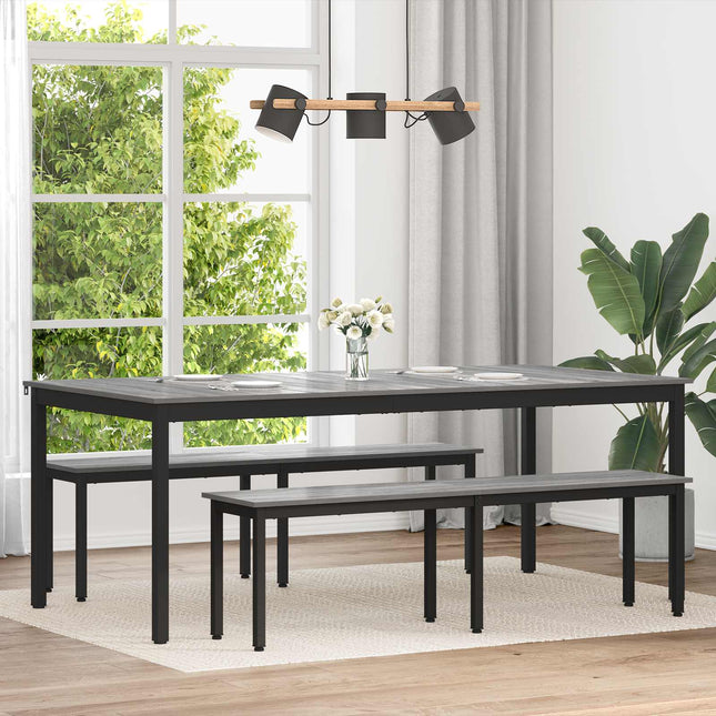 Spiseborde 2 pcs 200 x 100 x 75 cm Konstrueret træ