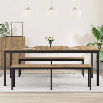 Spiseborde 200 x 100 x 75 cm Konstrueret træ Rektangulær