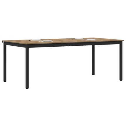 Spiseborde 200 x 100 x 75 cm Konstrueret træ Rektangulær