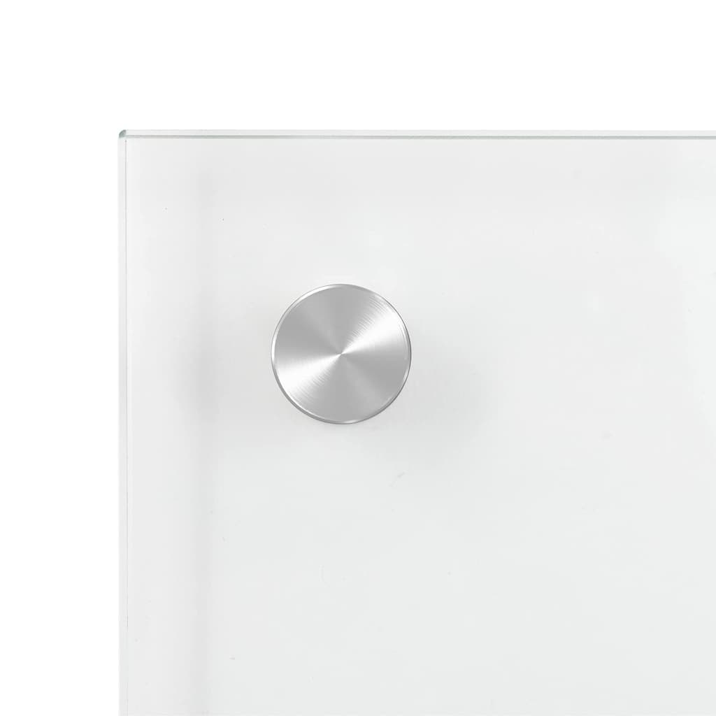 Køkken bagvæg 2 pcs Transparent 90 x 50 cm hærdet glas