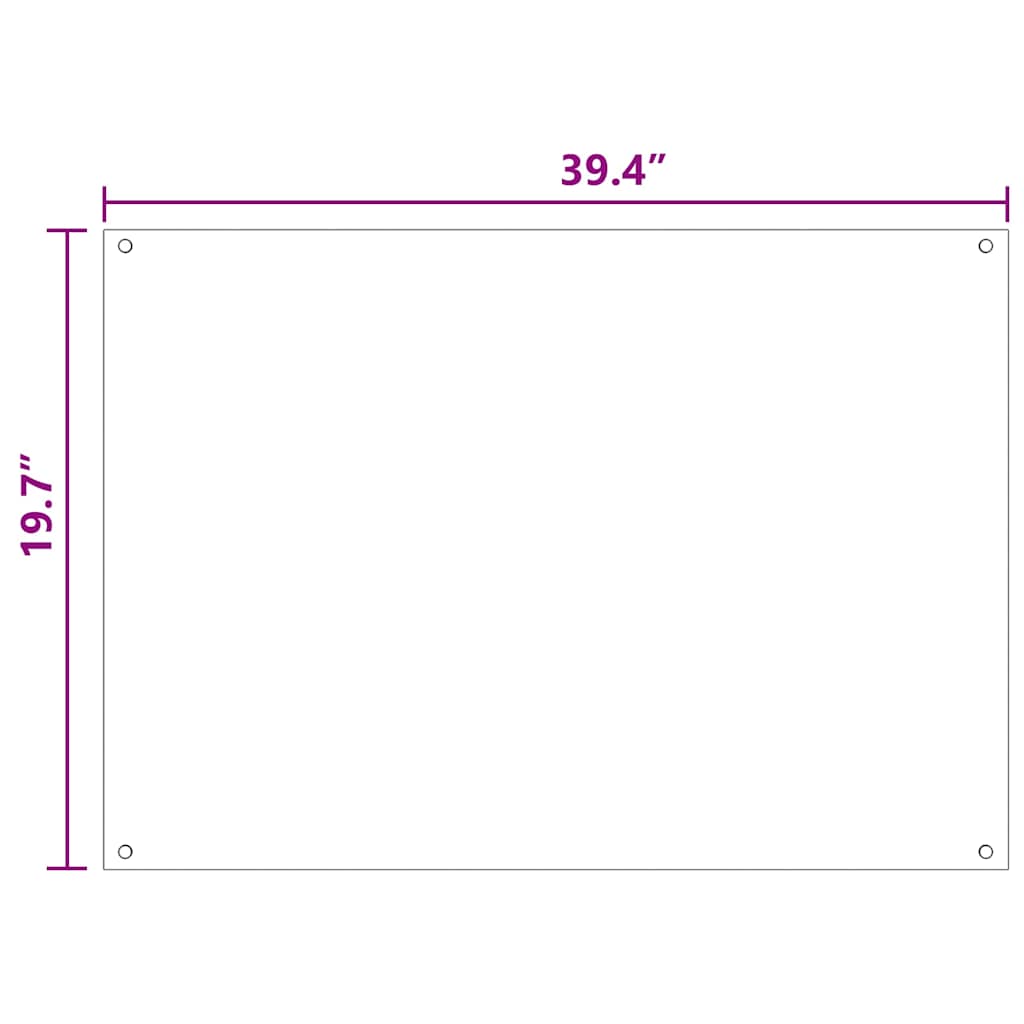 Køkkenbacksplash 2 pcs Transparent 100 x 50 cm hærdet glas