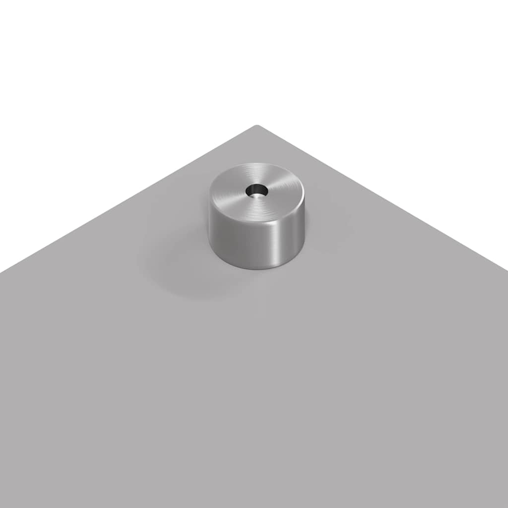 Køkken bagvæg 2 pcs Lysegrå 80 x 50 cm hærdet glas