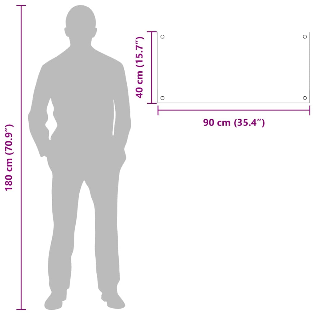 Køkken bagvæg 2 pcs Gul 90 x 40 cm hærdet glas
