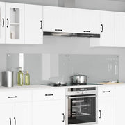 Køkkenbacksplash 2 pcs Transparent 110 x 50 cm hærdet glas