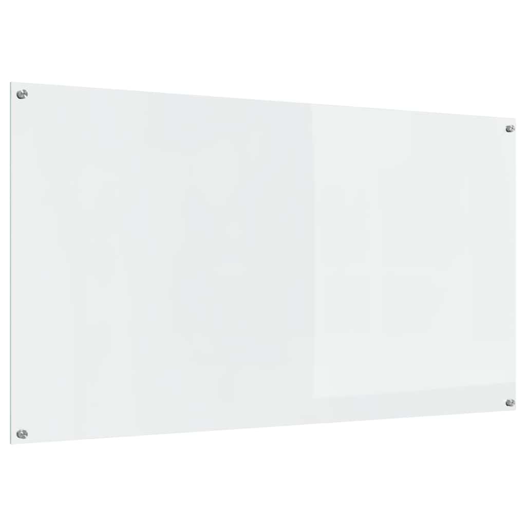 Køkkenbacksplash 2 pcs Transparent 110 x 60 cm hærdet glas