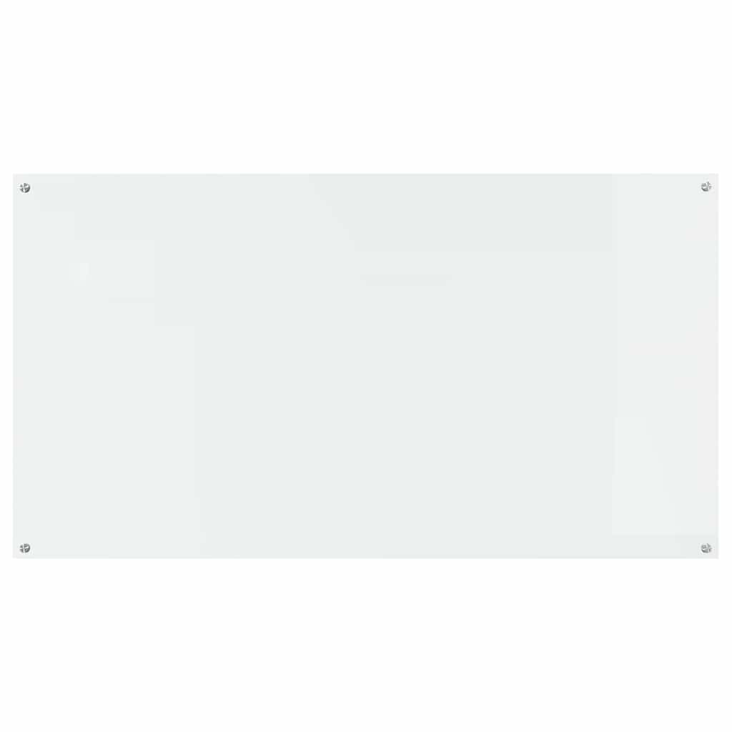 Køkkenbacksplash 2 pcs Transparent 110 x 60 cm hærdet glas