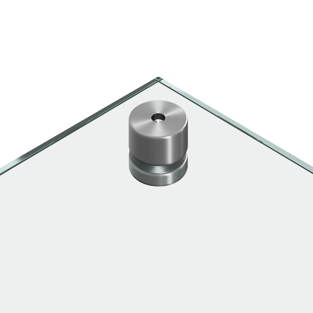 Køkken bagvæg 2 pcs Transparent 120 x 50 cm hærdet glas