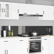 Køkkenbacksplash 2 pcs Mørkegrå 120 x 40 cm hærdet glas