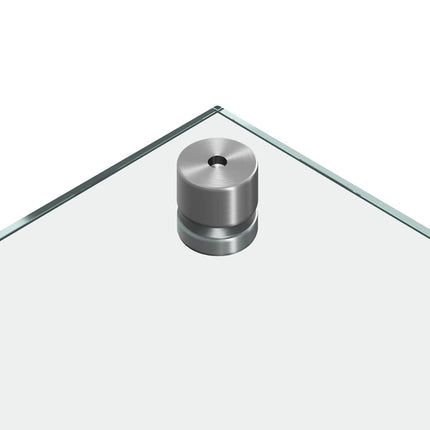 Køkkenbacksplash 2 stk. Transparent 70 x 40 cm hærdet glas