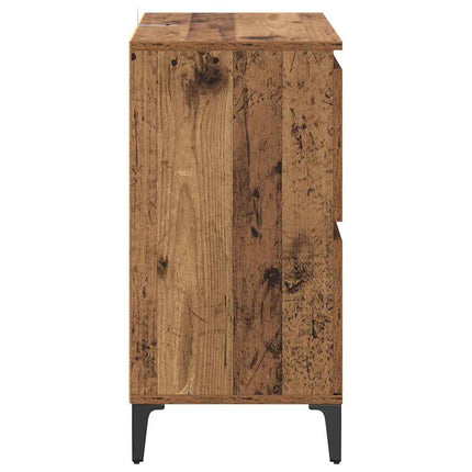 Sideboards 2 stk. Gammelt træ 60 x 35 x 70 cm Konstrueret træ