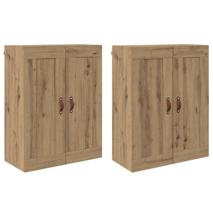 Væghængt skab 2 pcs Artisan Egetræ 69,5 x 34 x 90 cm