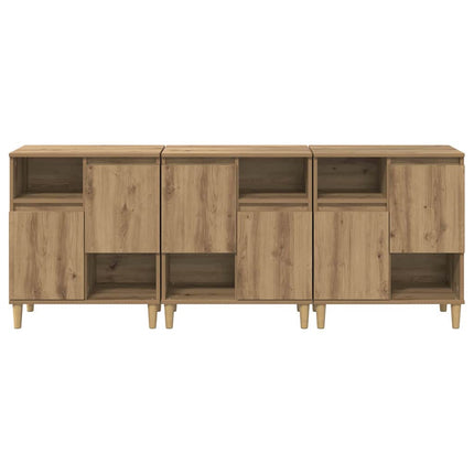 Sideboards 3 stk. Artisan Egetræ 60 x 35 x 70 cm