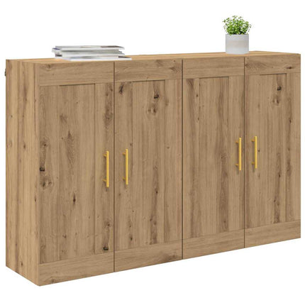 Væghængt skab 2 pcs Artisan Egetræ 69,5 x 34 x 90 cm