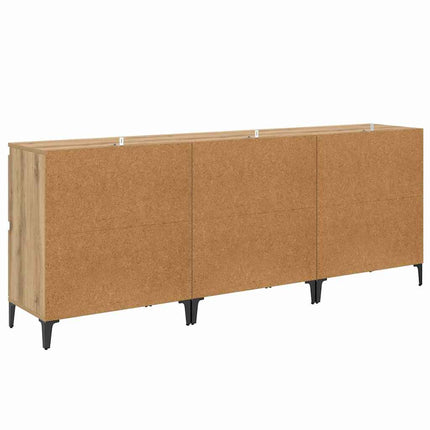 Sideboards 3 stk. Artisan Egetræ 60 x 35 x 70 cm