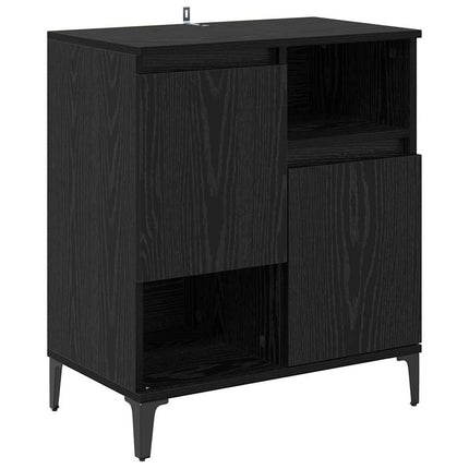 Sideboards 3 pcs Sort eg 60 x 35 x 70 cm Konstrueret træ