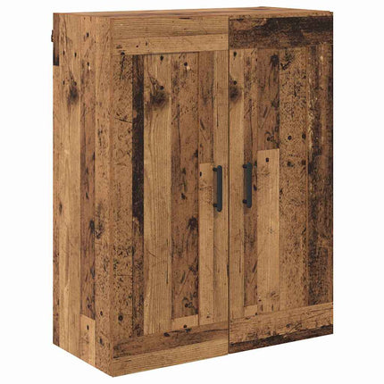 Highboard 2 pcs Gammelt træ Konstrueret træ