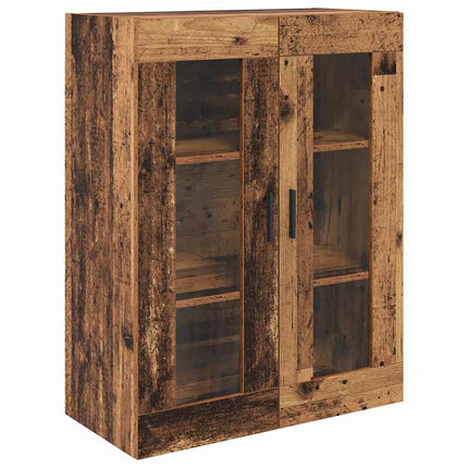 Highboard 2 pcs Gammelt træ Konstrueret træ