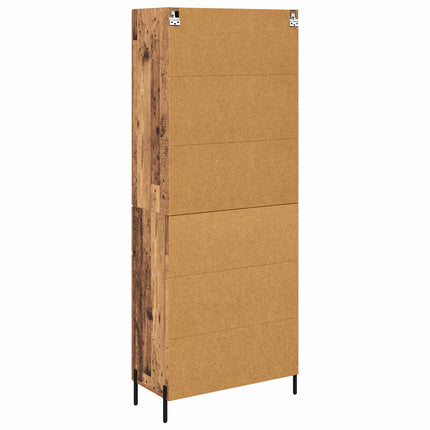 Highboard Gammelt træ 69,5 x 34 x 180 cm Konstrueret træ