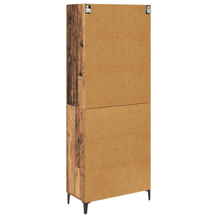 Highboard Gammelt træ 69,5 x 34 x 180 cm Konstrueret træ