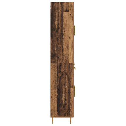 Highboard Gammelt træ 69,5 x 34 x 180 cm Konstrueret træ