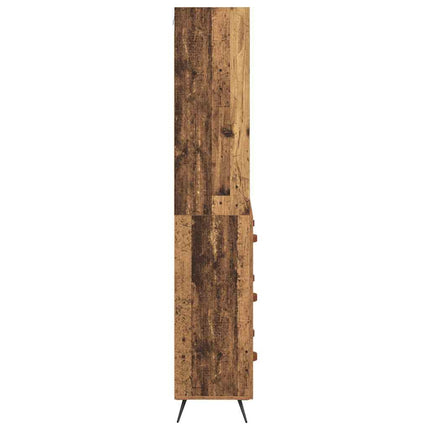 Highboard Gammelt træ 69,5 x 34 x 180 cm Konstrueret træ