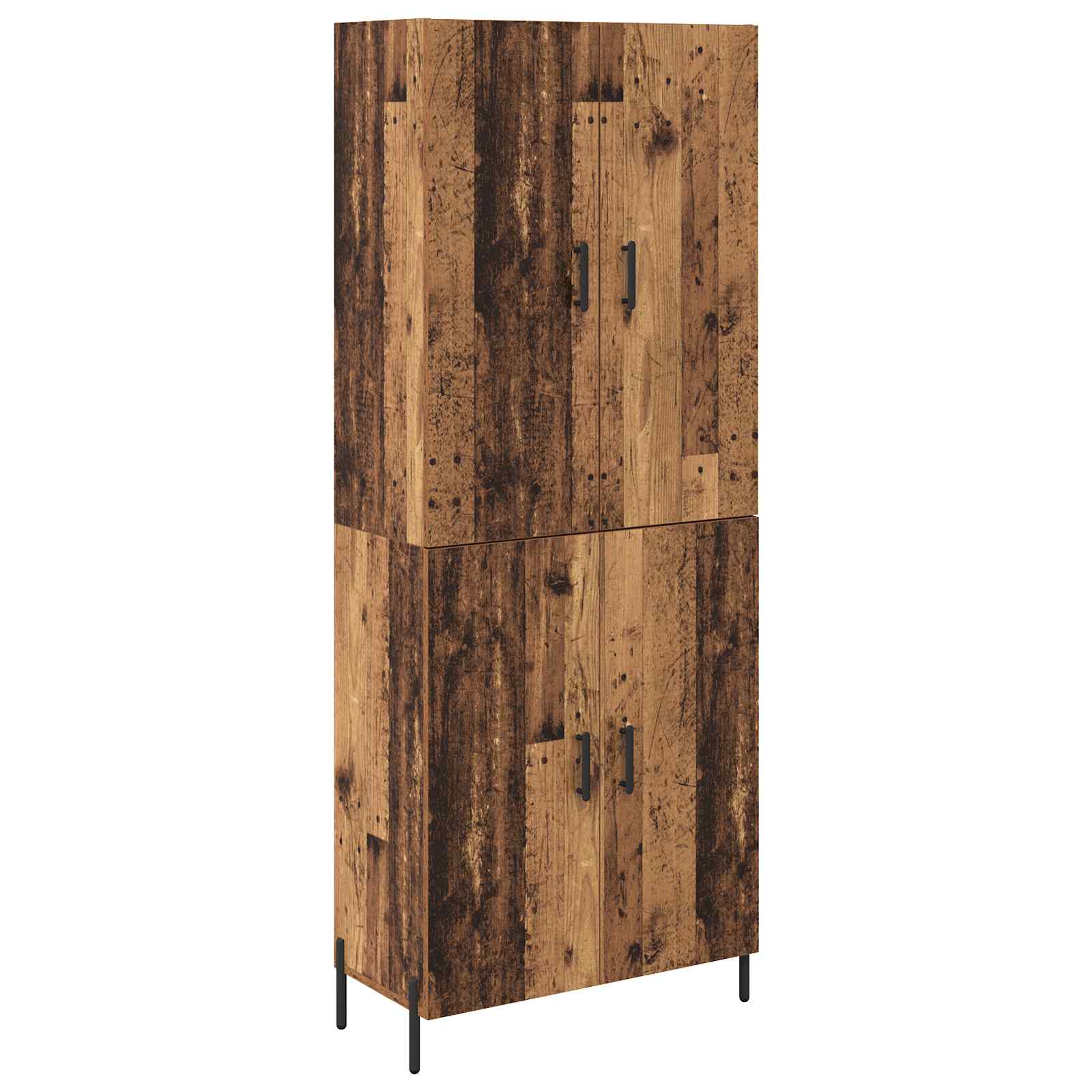 Highboard Gammelt træ 69,5 x 34 x 180 cm Konstrueret træ