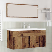 Badeværelsesskab Gammelt træ 100 x 38,5 x 46 cm Konstrueret træ