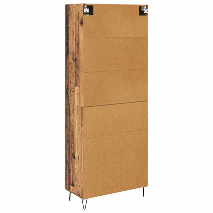 Highboard Gammelt træ 69,5 x 34 x 180 cm Konstrueret træ